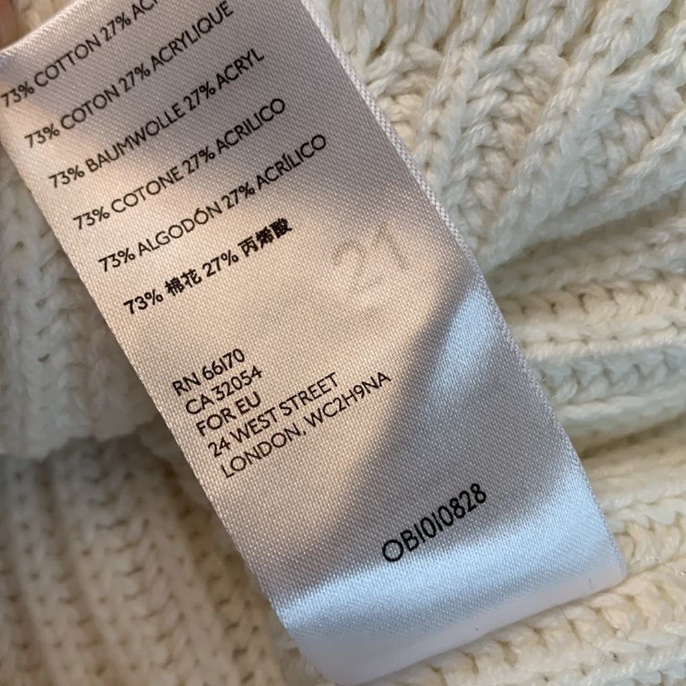 FREE PEOPLE layer cake oversized turtleneck/cowl ruffled peplum style sweater - Picture 7 of 8